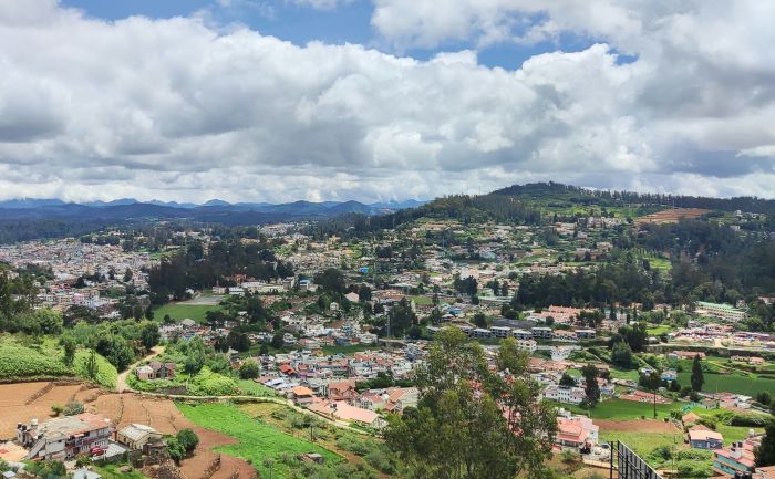 top view from doddabetta