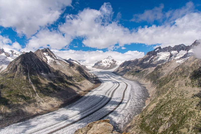 aletsch glacier bernese alps