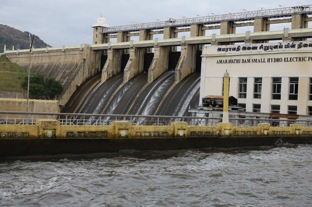 enjoy the flow of serene water near amaravathi dam