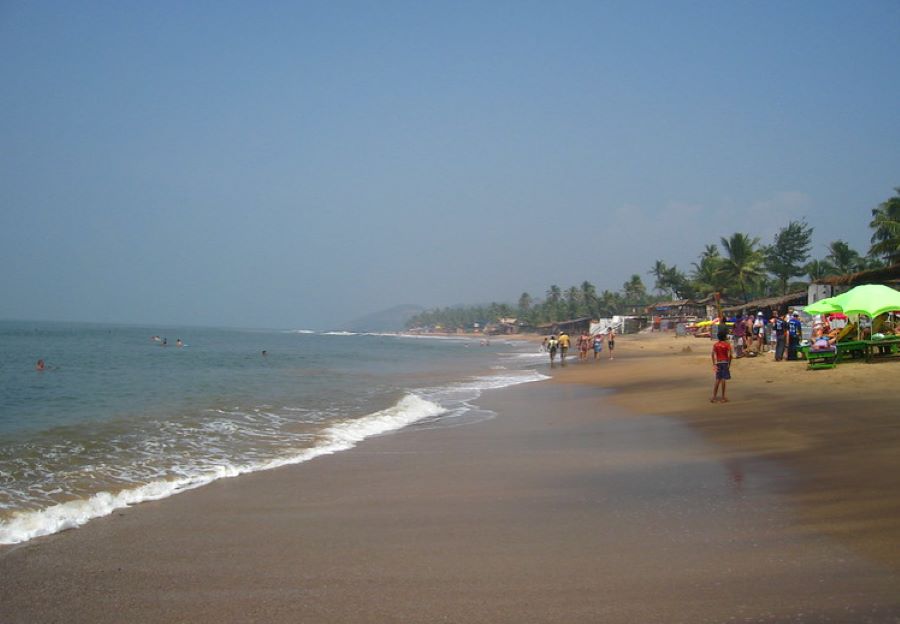 anjuna beach in goa