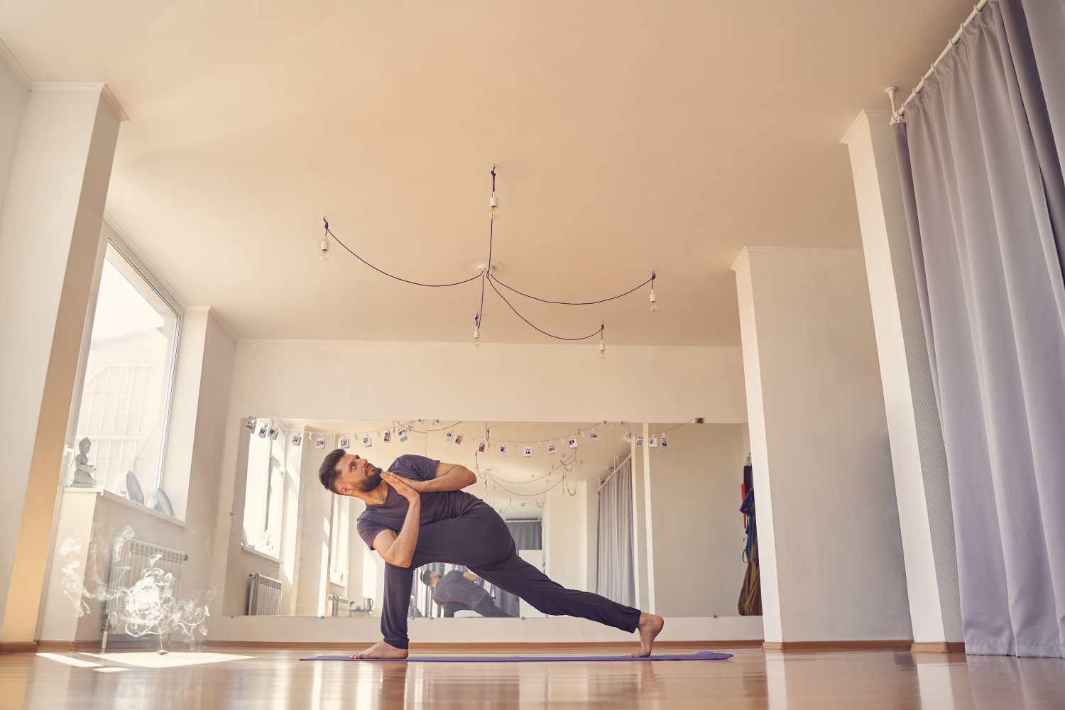 Ardha Chandrasana with Bound Hands