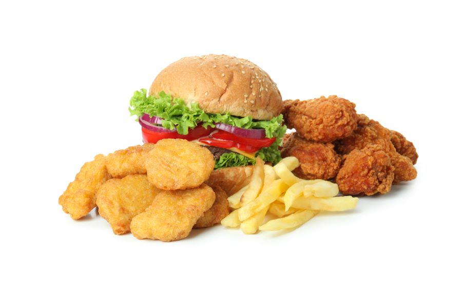 avoid eating fried fast food during gastritis