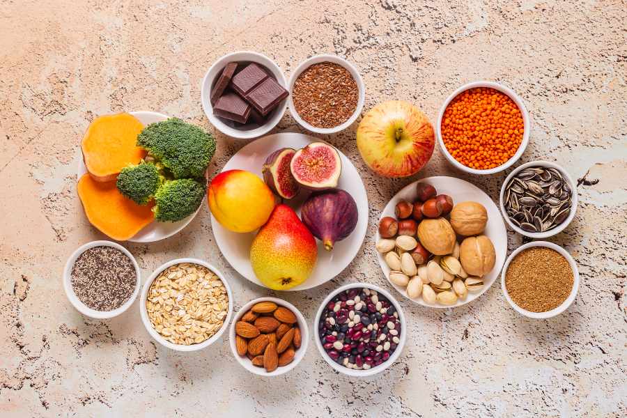 avoid eating high fibre foods during diarrhoea