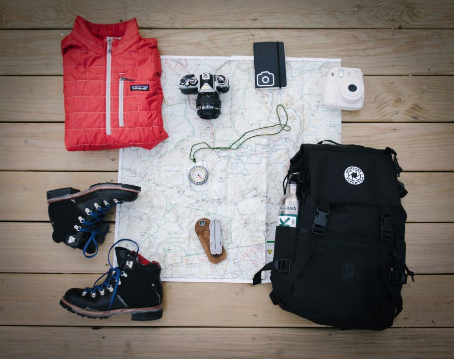 bag and trekking essentials