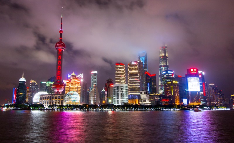 shanghai night view