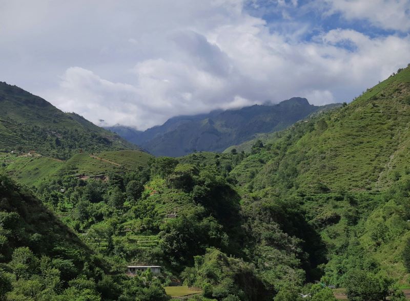 view of chakrata hills