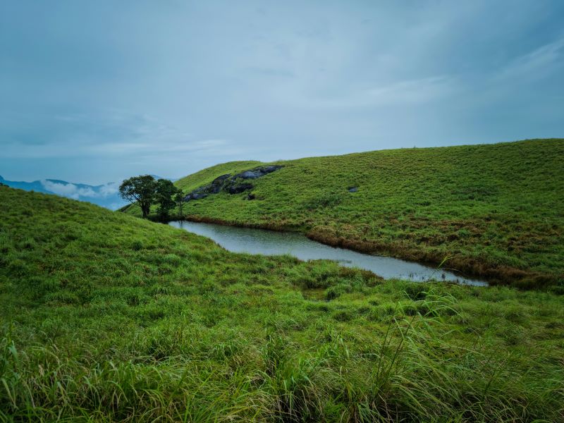 view of chembra peak