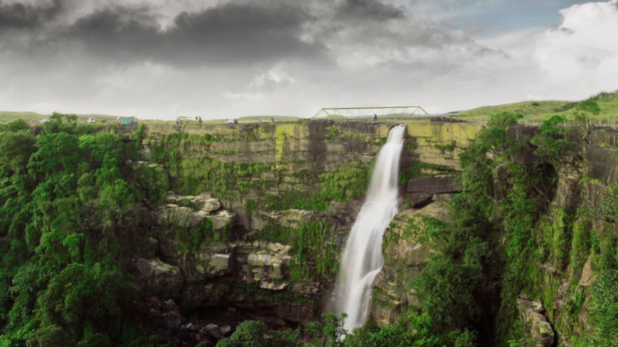 cherrapunji waterfalls in india