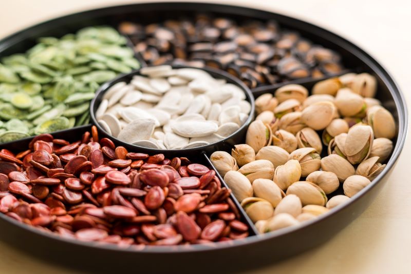 Seeds and Nuts Rich in Protein