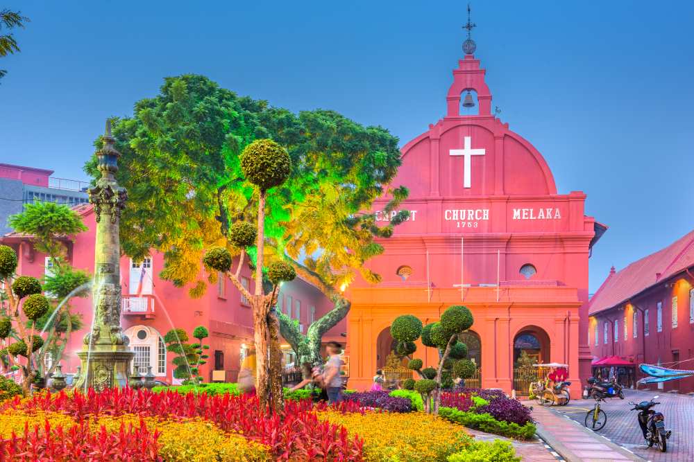 christ church in malacca