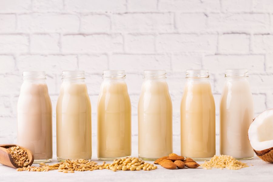 drink low fat dairy products like soy milk, almond milk during gastritis