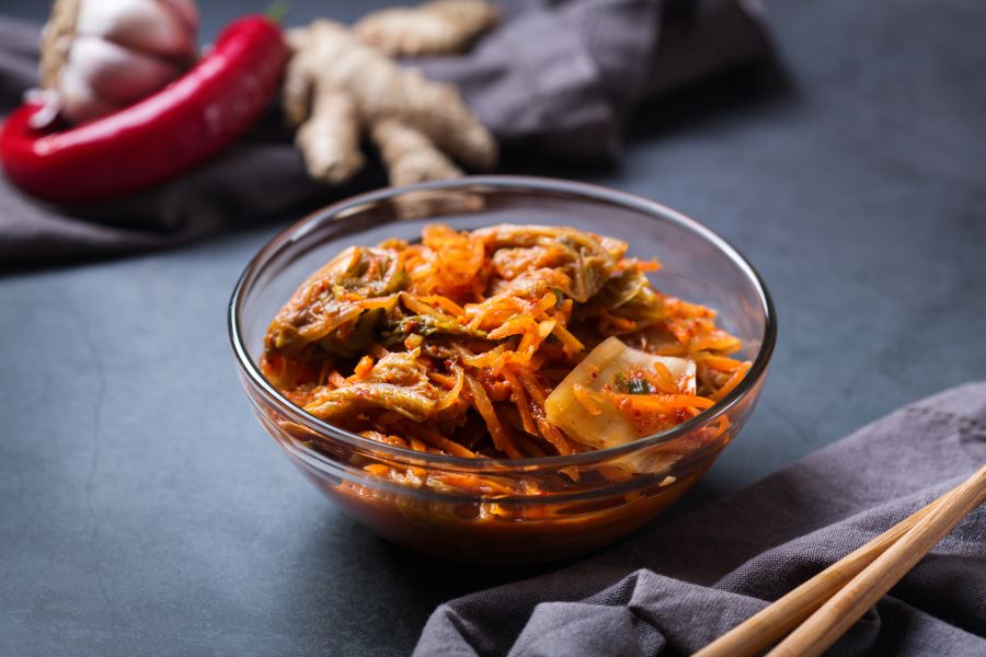 take probiotic foods like kimchi kombucha and more during gastritis