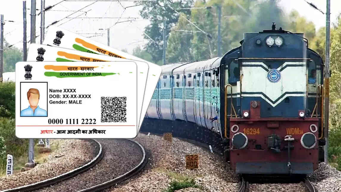 aadhaar with your irctc