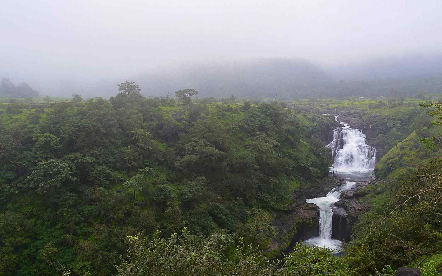 ahupe waterfalls bhimashankar