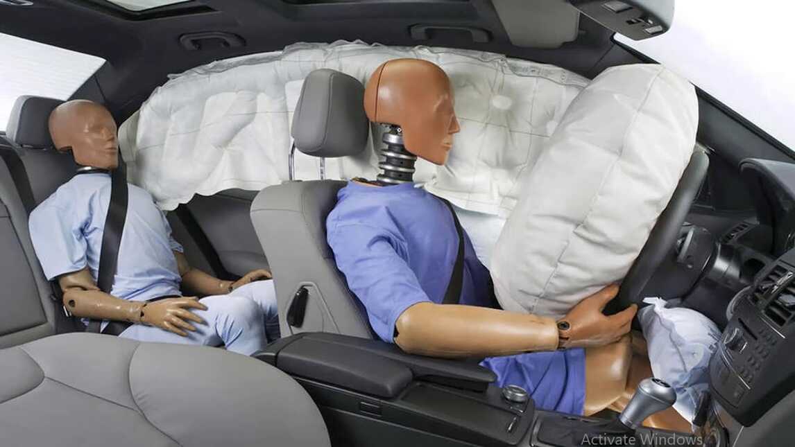 airbags in a car