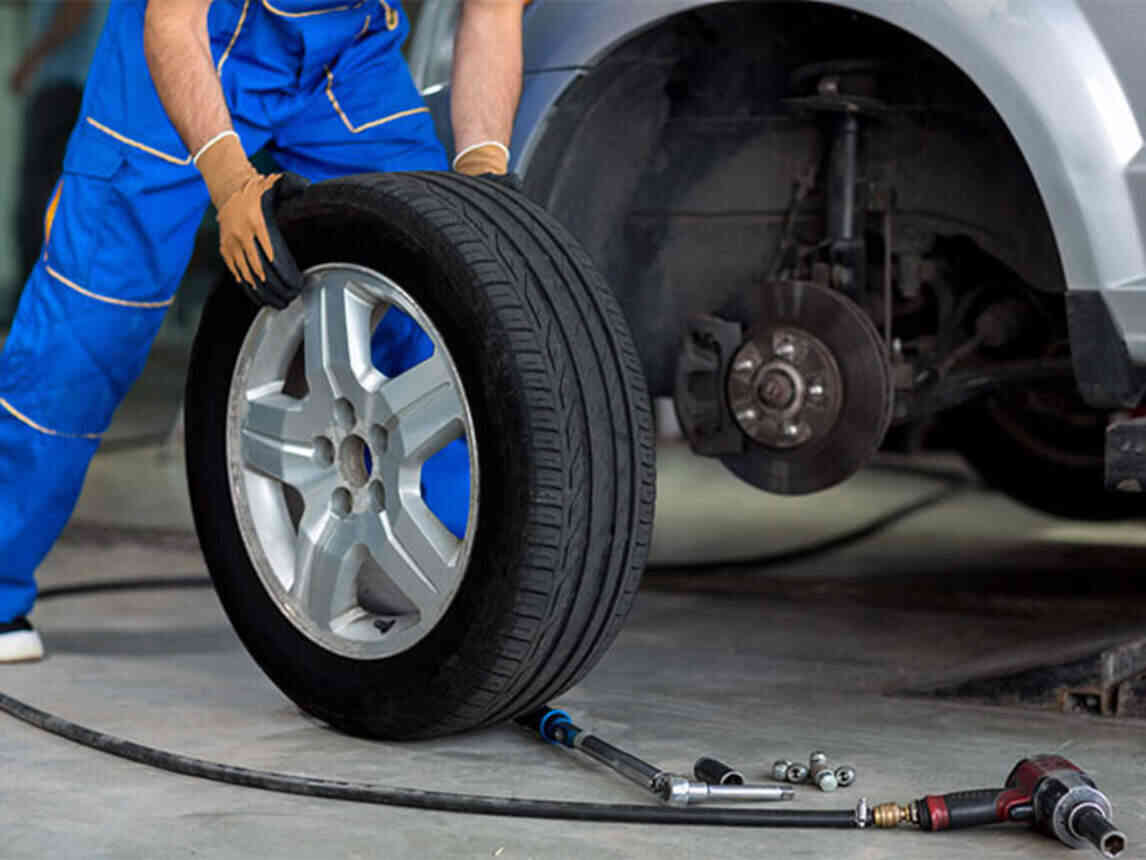 car tyre replacement