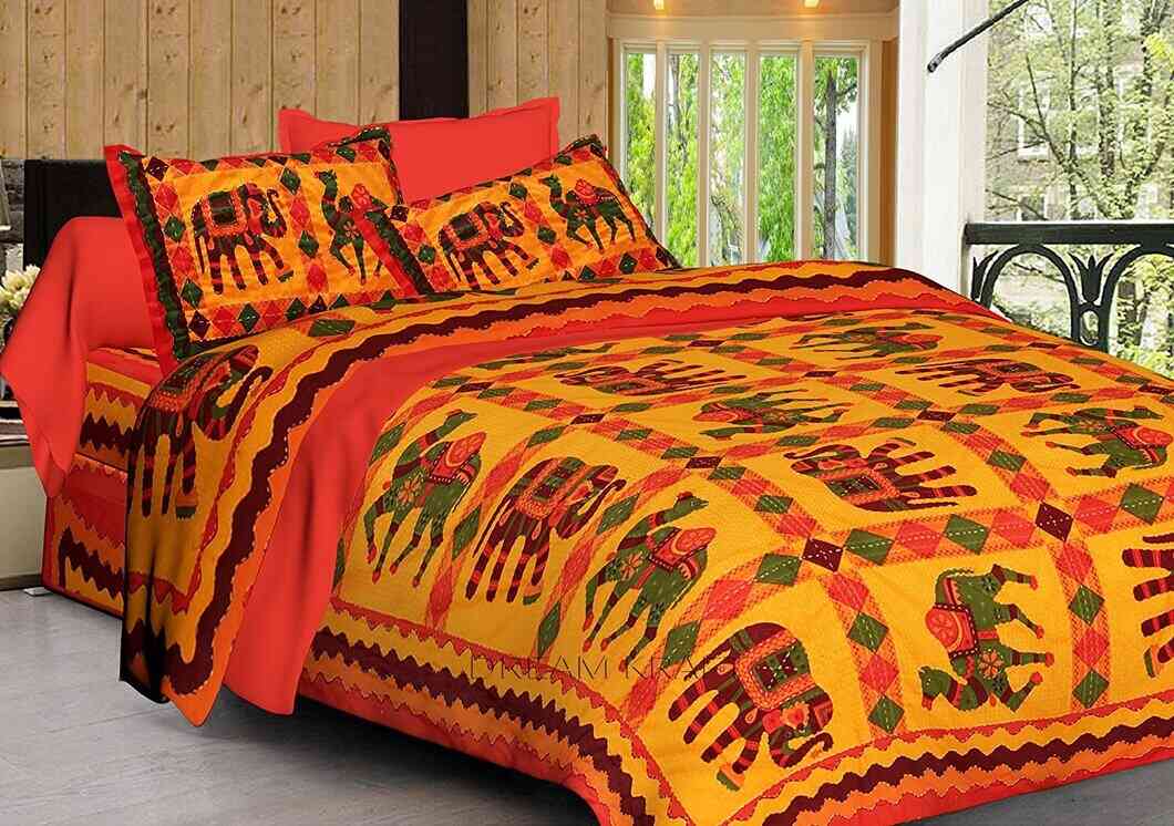 embroidered bed sheets