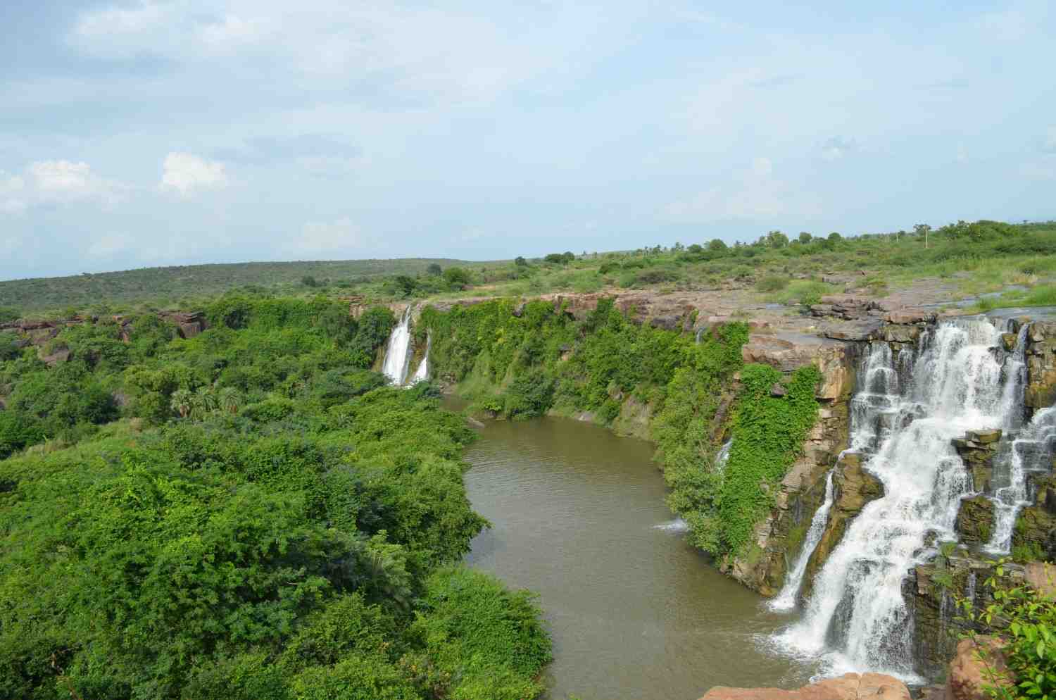 ethipothala waterfalls guntur