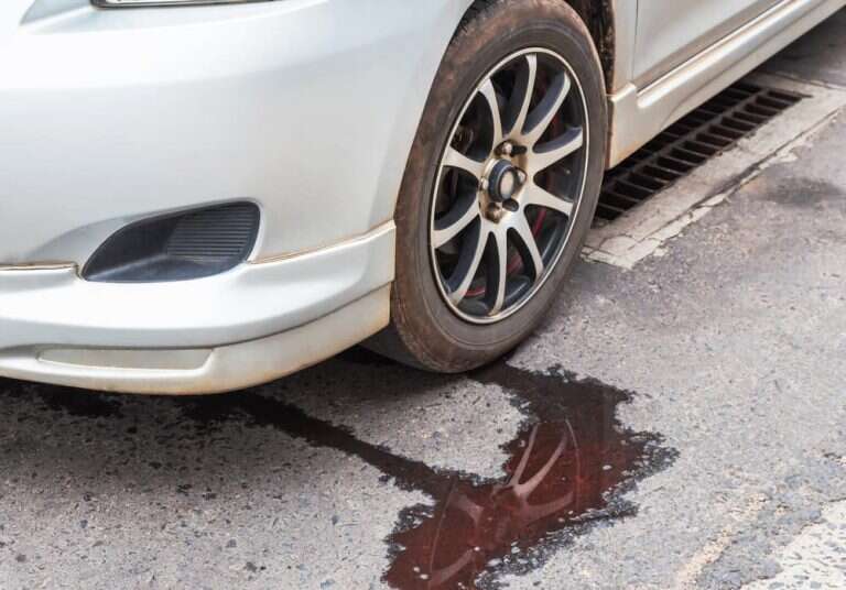 fluid spillage in gear box