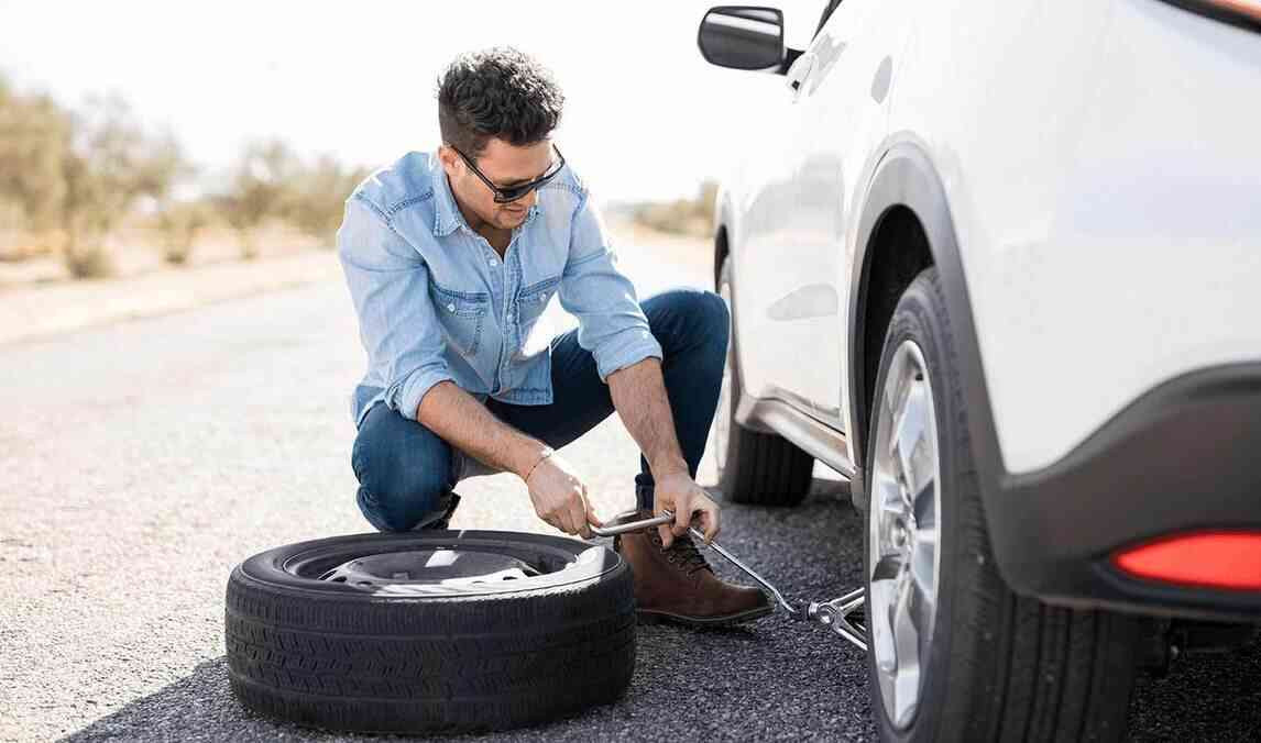 how to change car tyre