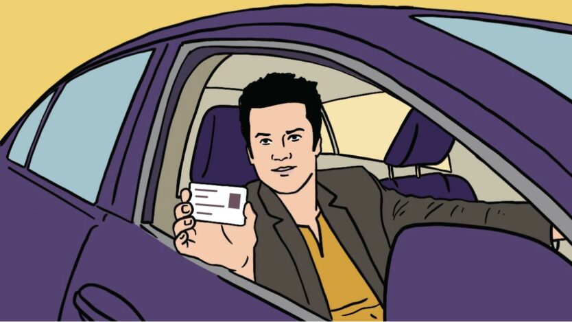 how to update name in driving licence