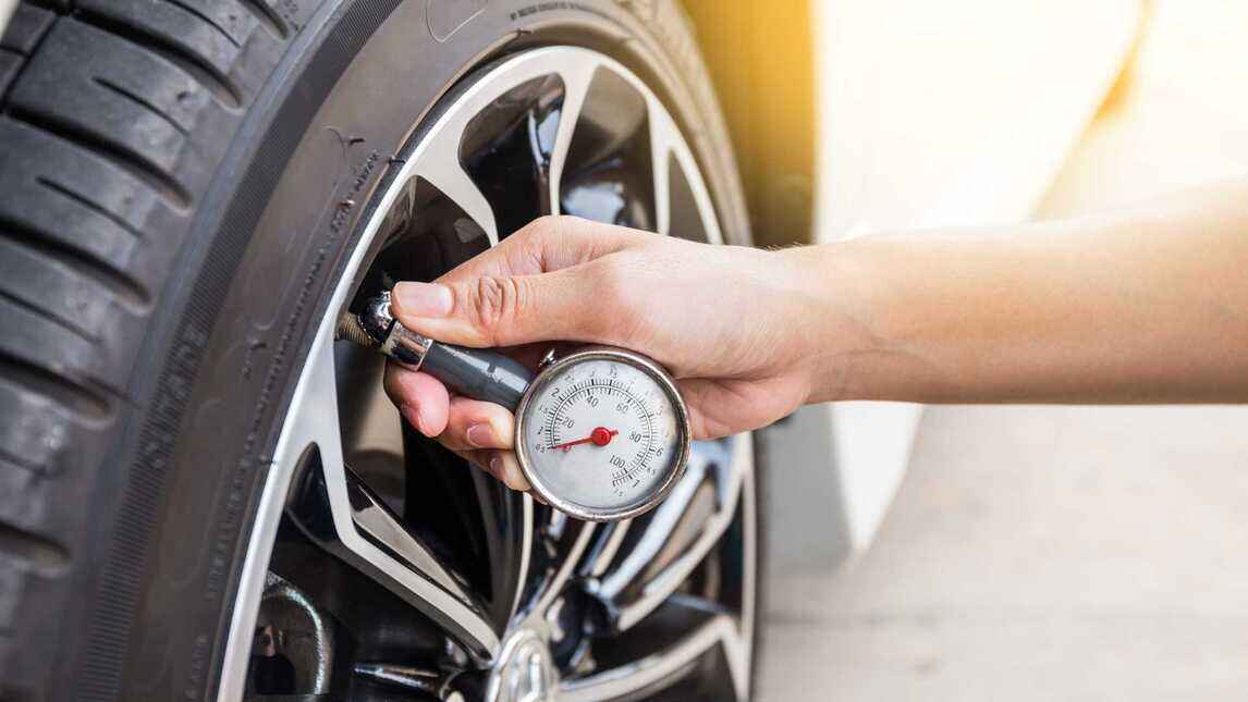 inacurate tyre pressure