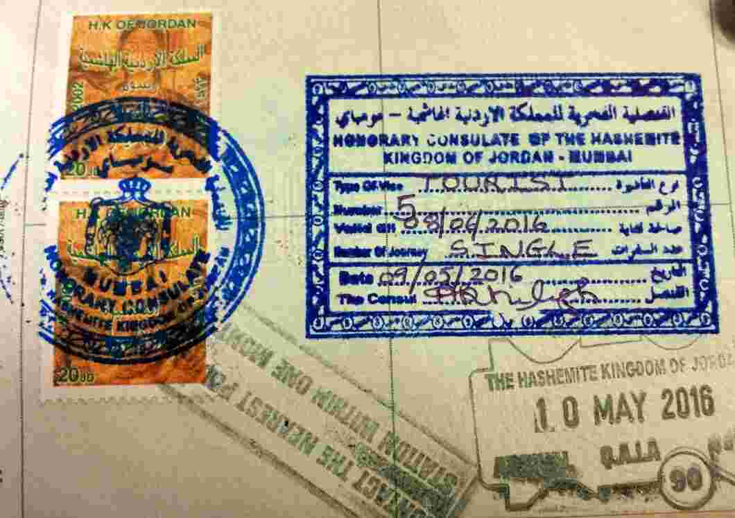jordan tourist entry visa