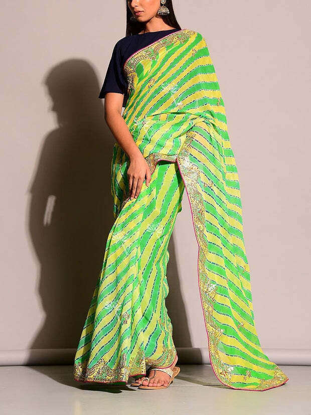 lehariya saree