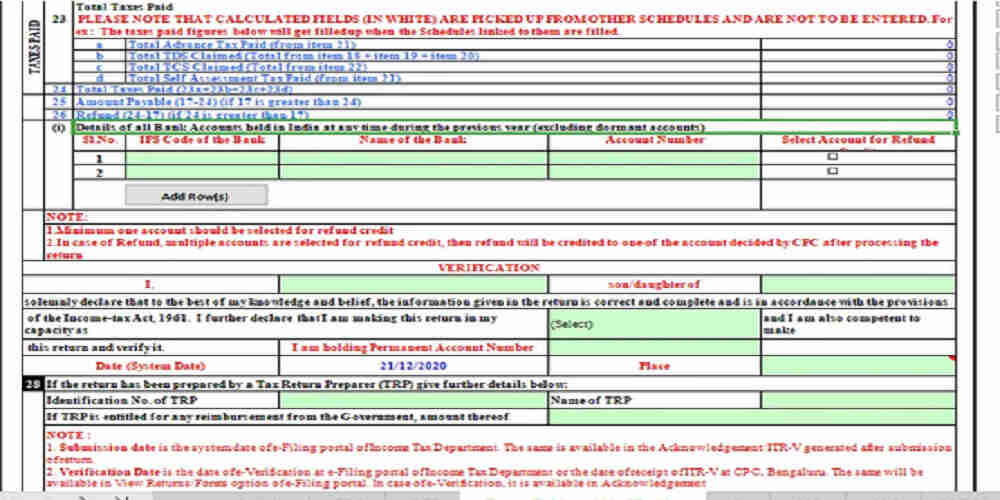 self assessment tax payment