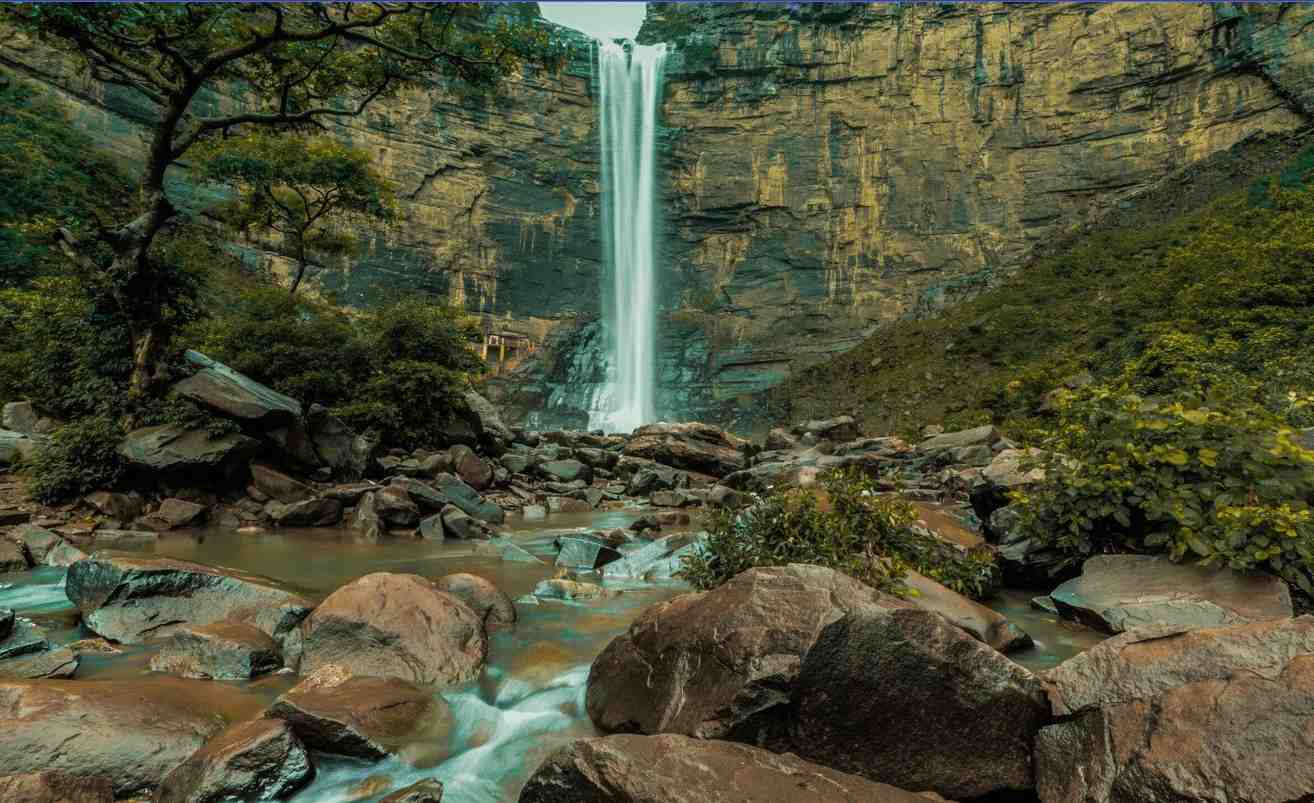 tutla bhawani waterfall rohtas