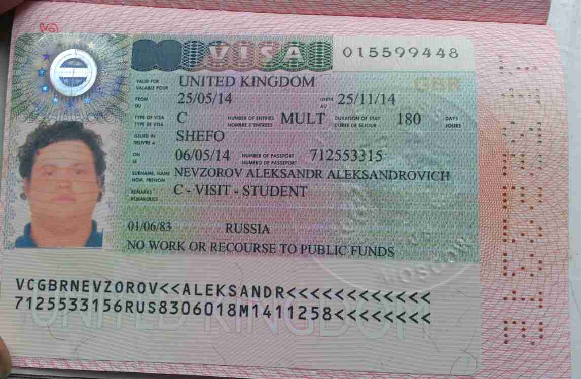 uk visit visa form sample