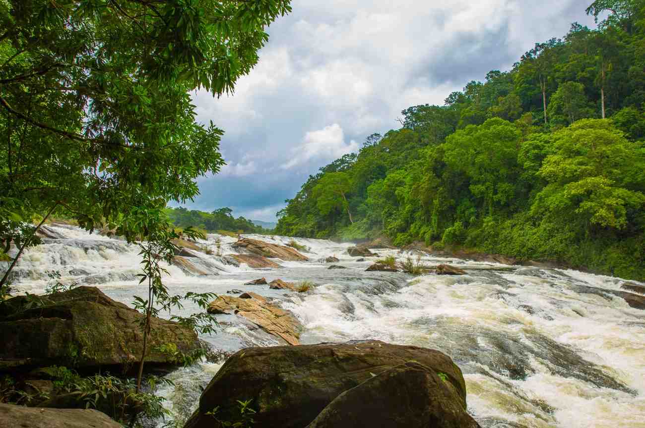 vazhachal waterfall thrissur