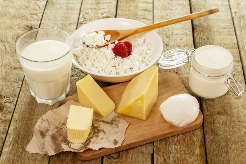 Cereals and Dairy Products Containing Fat