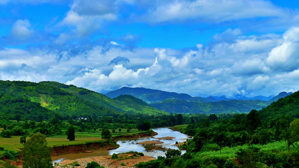 authentic view of greenary and hills of daringbadi