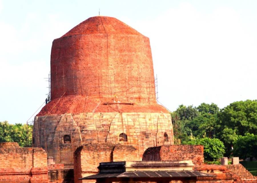 dhamek stupa in india