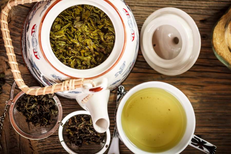 drink green tea daily during pcos diet