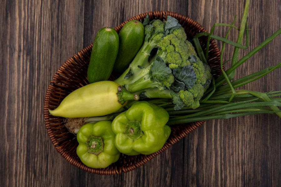 eat green vegetables daily during constipation