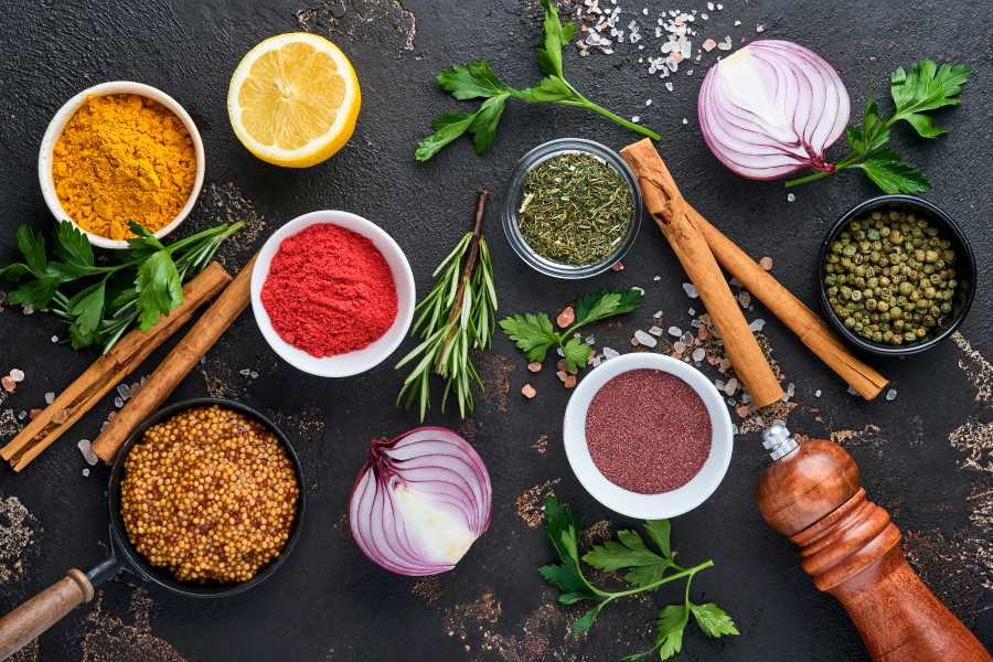 take herbs and spices during cholesterol diet