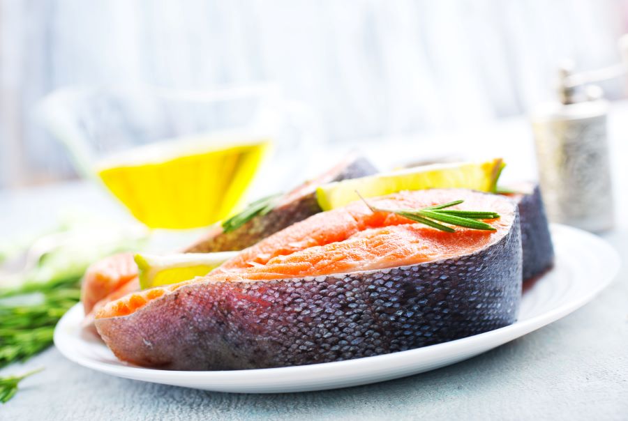 eat fatty fish during cholesterol diet