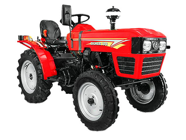 eicher tractor 188 in white background