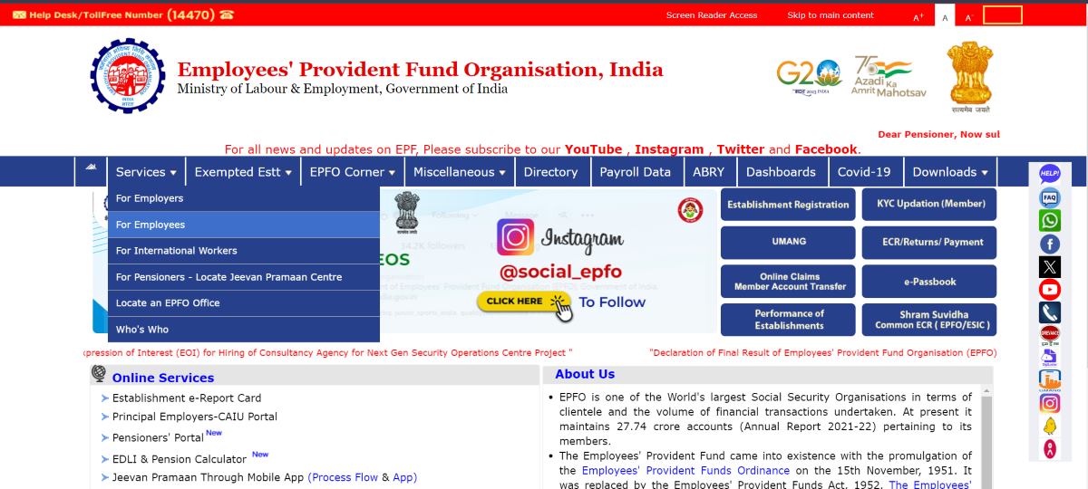 epf-for-employees-login