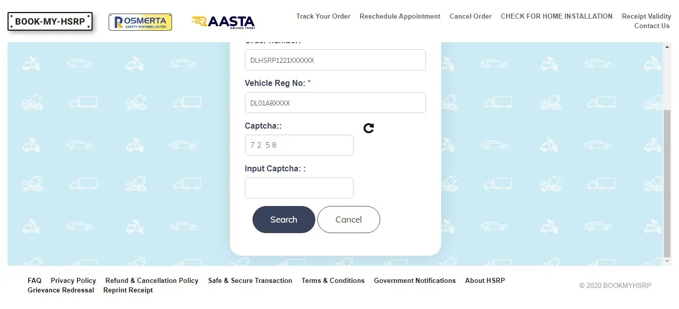 Step four of check status of hsrp in west bengal