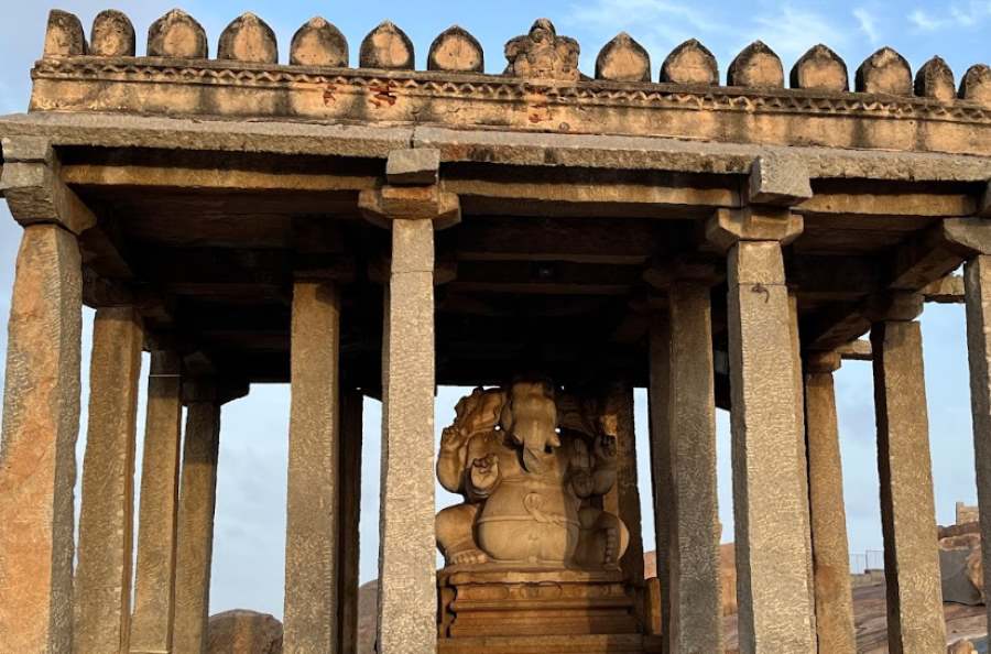 ganesha temple in hampi