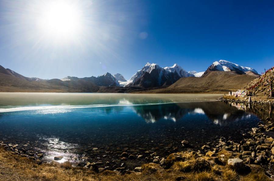 gurudongmar lake in sikkim