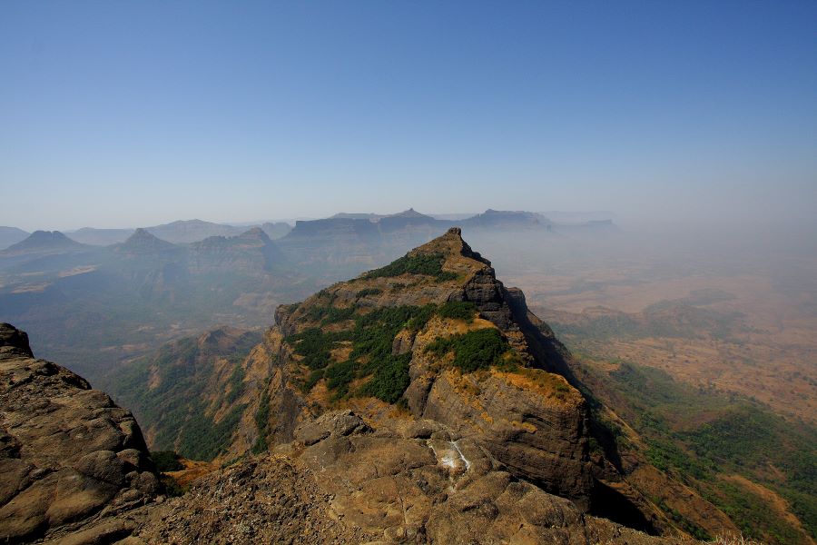 view from harishchandragad