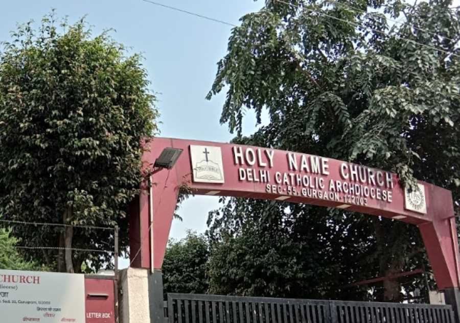 holy name church in gurgaon