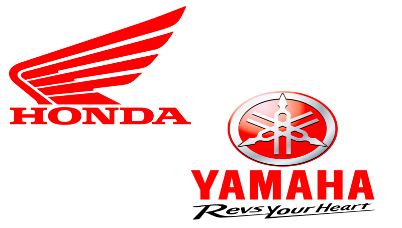 logo of honda and yamaha