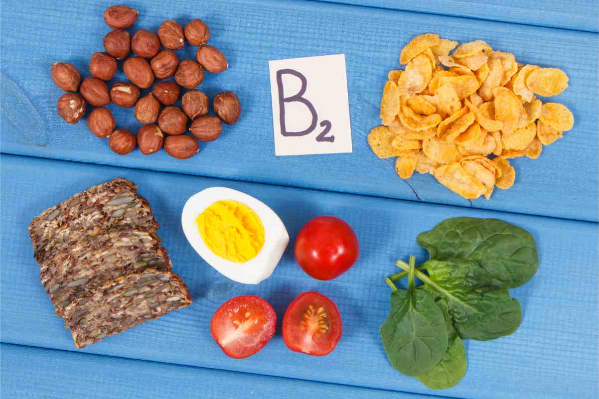 ingredients containing vitamin b2 and dietary fibe