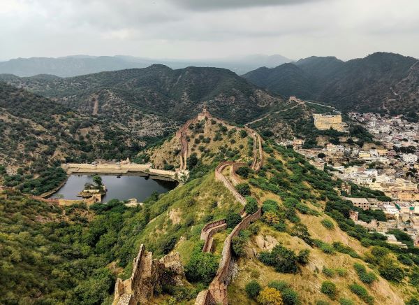 top view of jaigarh fort