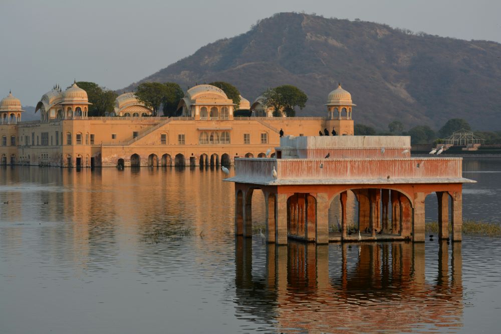 beautiful view of jal mahal